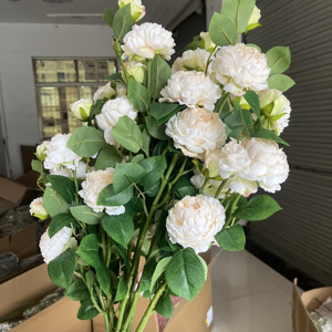 <span class=keywords><strong>ด</strong></span>อกกุหลาบประดิษฐ์แบบพ่น 5 หัว ขายส่ง |   กลีบ<span class=keywords><strong>ด</strong></span>อกสัมผัสเหมือนจริง <span class=keywords><strong>ด</strong></span>ีไซน์ขอบหยัก เหมาะสำหรับตกแต่งแจกันและงาน DIY - Product Image 1