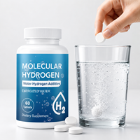 Complément d'eau hydrogénée moléculaire H2 OEM, comprimés naturels sans sucre, pilules effervescentes, antioxydant, soutien immunitaire, pour le corps au quotidien