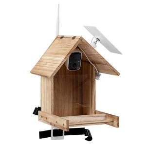 Mangeoire à oiseaux intelligente avec caméra à énergie solaire, mangeoire extérieure pour caméra d'observation des oiseaux avec caméra 200W 1080P, étui alimentaire 3,5 L, 128G SD - Product Image 5