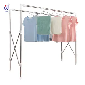 Wall Mounted Indoor Clothes Drying Rack Foldable Wall Drying Rack - Clothes Hanger - Extendable Dry Clothes Line