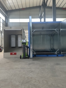 Cabine de <span class=keywords><strong>peinture</strong></span> en poudre industrielle, cabine de pulvérisation manuelle pour système de <span class=keywords><strong>peinture</strong></span> <span class=keywords><strong>électrostatique</strong></span>, taille personnalisée - Product Image 5
