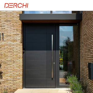 DERCHI miglior prezzo di sicurezza in alluminio porte d'<span class=keywords><strong>ingresso</strong></span> esterne <span class=keywords><strong>ingresso</strong></span> principale interne porte anteriori più stili - Product Image 6