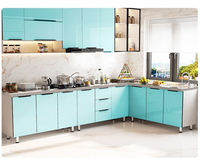 Meubles de cuisine intelligents à haute efficacité, meubles modulaires sur mesure avec technologie d'isolation sous vide pour une maison zéro carbone