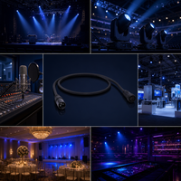 Câble audio 1080P à prix d'usine, qualité garantie, gaine XLR en PVC, blindage tressé en cuivre nu, pour haut-parleur et microphone