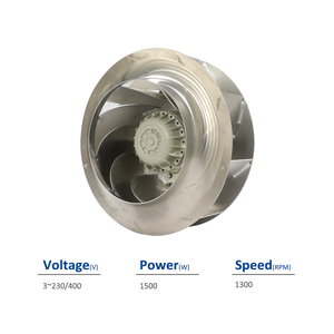 Ventilateur centrifuge à pales courbées vers l'arrière Ziehl-abegg RH50E-4DK.6K.1R 129560 pour unité de traitement d'air, haute efficacité, ventilateur EC à branchement direct pour UTA - Product Image 2
