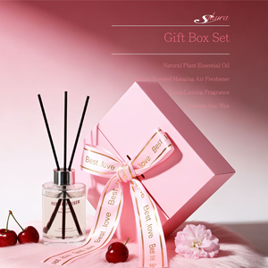 <span class=keywords><strong>Bougie</strong></span> parfumée rose de luxe, diffuseur d'ambiance en plâtre, coffret cadeau d'huiles essentielles de luxe pour la Saint-Valentin - Product Image 2