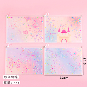 Xu hướng sản phẩm <span class=keywords><strong>2025</strong></span> New arrivals văn phòng nộp hồ sơ sản phẩm và đồ dùng học tập đầy màu sắc A4 Pp không thấm nước thư mục tập tin Túi - Product Image 4