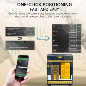 Diffuseur en bois électrique portable <span class=keywords><strong>Coran</strong></span> Bukhoor Azan Uhr Al <span class=keywords><strong>Coran</strong></span> Spieler encens électronique avec Qran - Product Image 6