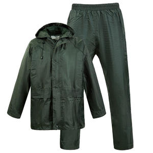 Venta al por mayor de fábrica camuflaje poliéster impermeable Poncho traje de lluvia impermeable con precio bajo - Product Image 5