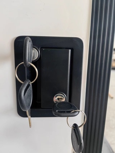 Bền khung hợp kim nhôm sơn tĩnh điện bán kính Caravan RV Caravan cửa với Net - Product Image 5