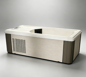 อ่างอาบน้ำอะคริลิคแบบออลอินวัน Vanace พร้อมระบบไฟ LED สีขาว พร้อมเครื่องทำความเย็นและระบบกรอง สำหรับสปาที่บ้าน - Product Image 1