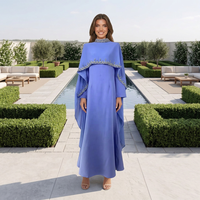Faible MOQ Nouvelle collection Printemps 2026 Ensemble châle à strass et robe longue à franges pour soirée
