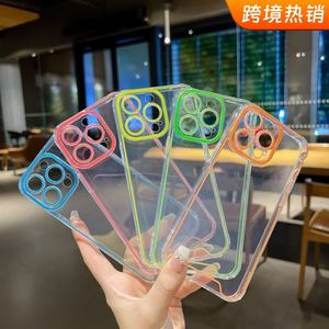 <span class=keywords><strong>Coque</strong></span> de téléphone fluorescente lumineuse couleur bonbon, vente en gros, <span class=keywords><strong>pas</strong></span> chère, pour <span class=keywords><strong>iPhone</strong></span> 17 16 15 14 13 12 <span class=keywords><strong>11</strong></span> Pro Max XR XS 7 8 Plus - Product Image 2