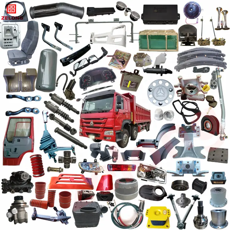 Pièce de filtre de moteur diesel, pièces de moteur, pneus de camion, filtre à air, filtre à huile, assemblage de moteur, amortisseurs, collection 371