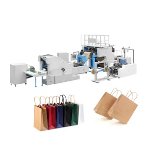 Paper Bag Machine Small Paper And Plastic Bag Making Machine V Bottom Paper Bag Machine
