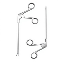 Pinza de agarre para artroscopia OEM de 203 mm con mandíbula dentada, instrumento quirúrgico de acero inoxidable, dispositivo médico ortopédico