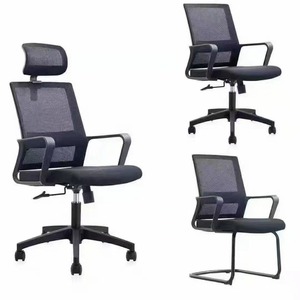 Silla de Oficina Ergonómica de Cuero para Personal, Silla Giratoria Económica de Respaldo Medio, Muebles de Oficina Comerciales - Product Image 6