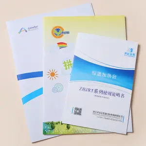 Customized Book Printing A4 Paper Flyer Printing Booklet Booklet Instruction Manual Presentation Folder