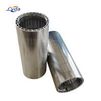 Kartrid Filter Kawat Baja Tahan Karat 304 316L, Tabung Filter Saringan untuk Filter Pembersih Otomatis & Pemurni Oli