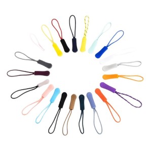 Tiradores de Cremallera Personalizados al por Mayor para Bolsas de Ropa con Logotipo, de PU Suave, Duraderos, Transpirables, Clásicos - Product Image 2