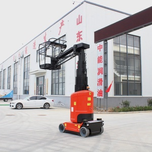 9,2M 200KG Zelfrijdende Elektrische RVS Mobiele Heftruck Nieuwe Kleine Hoogwerker Jib Verticale Telescopische Mastlift - Product Image 2