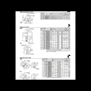 Raccords à une touche SMC Pneumatics KGY06-02S pièces pneumatiques - Product Image 1