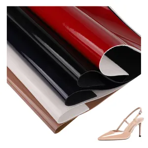 Leather Manufacture Recycled Vinyl Leather Synthetic Fabric Recycled Faux Leather For Shoes Making Material