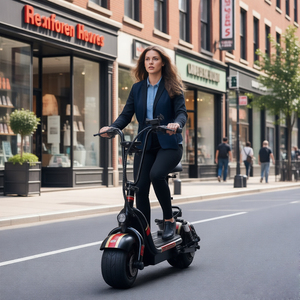 สกู๊ตเตอร์ไฟฟ้ามินิ รุ่นปี 2026 สำหรับวัยรุ่น 500W 48V 10AH มอเตอร์ไร้แปรงถ่าน โครงเหล็กอัลลอยด์ เบรกดิสก์ไฮดรอลิก ไฟ LED ล้อ 10 นิ้ว - Product Image 6