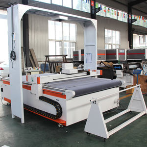 Máquina de Corte de Tela Digital Automática China 1625 con Motor Servo Delta de 12kw, Sistema de Control Ruida y Bomba de Vacío de 9Kw - Product Image 1