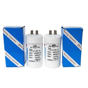 Condensateur de moteur à courant alternatif de pompe à eau <span class=keywords><strong>CBB60</strong></span> ThinFilm 450Vac 35uf 250Vac <span class=keywords><strong>30uf</strong></span> pour l'application de moteur de pompe - Product Image 1