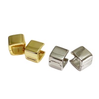 Boucles d'oreilles huggie en argent sterling 925, plaqué or 14kt, personnalisées, nouvelle collection