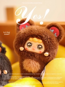 Baby tre Wasansui Migo piccola bambola di peluche in stile carino scatola cieca alla moda Figurine Desktop/decorazione camera da letto regalo - Product Image 5