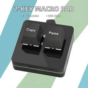 Tùy chỉnh Mini 2-key bàn phím sao chép và dán hot cắm văn phòng trò chơi một cú nhấp chuột mật khẩu thiết kế minh họa DIY - Product Image 2