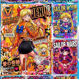 Cartes de fan art YZ dernières nouveautés, figurines anime Eif Baby, Cinnamoroll, cadeau <span class=keywords><strong>Sailor</strong></span> <span class=keywords><strong>Moon</strong></span>, cartes de collection B5, coffret booster de cartes artistiques, <span class=keywords><strong>jeux</strong></span> de société - Product Image 4
