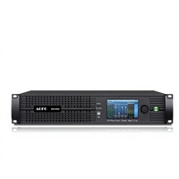 Amplificateur de puissance professionnel AOFO DSP10000 4x1300W Classe D DSP Dante avec écran tactile pour caissons de basses de scène