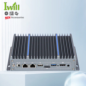 Nuevo Producto, Mini PC Industrial Sin Ventilador de 4 Núcleos RK3588 RK3568, 6TOPS NPU <span class=keywords><strong>G610</strong></span>, 8K, 2LAN, 4USB, WIFI6, HD, LVDS, RS232, RS485, PC de Caja Pequeña - Product Image 3
