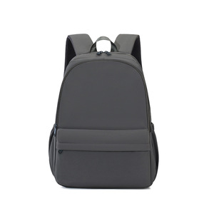 Nouveau style de sac à dos décontracté simple, couleur unie, polyvalent, léger, sac d'école pour étudiants, tendance pour hommes et femmes - Product Image 5