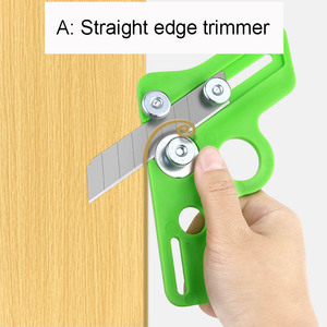 Cạnh tông đơ dao mới sơn Bảng cắt tỉa tạo tác chế biến gỗ thủ công cạnh scraper PVC Dải thạch cao Board cạo dụng cụ cầm tay - Product Image 3