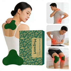 セルフヒーティングよもぎパッチ 首・肩・腰・膝用 汎用 家庭用 温感快適 ハーブ灸パッチ - Product Image 1