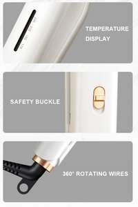 Mini alisador de pelo <span class=keywords><strong>y</strong></span> rizador 2 en 1, plancha plana para <span class=keywords><strong>hombre</strong></span>, alisador de pelo de placa fina estrecha para <span class=keywords><strong>Barba</strong></span> de pelo corto - Product Image 6