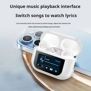 Tai nghe nhét tai A9pro với màn hình LCD màu thông minh giảm tiếng ồn chủ động màn hình kỹ thuật số siêu dài-Cấu hình không dây - Product Image 2