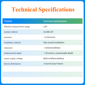 APP'li Eğim Derinlik Ölçer, Derin Temel Çukuru için Sabit Eğim Ölçer, Derin Yatay Yer Değişimi İzleme - Product Image 6