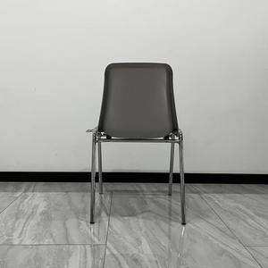Chaise d'étudiant Ergonom colorée empilable salle de réunion de conférence lien d'aéroport chaise d'école de liaison en plastique avec crochet - Product Image 6