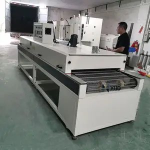 500C high temperature small ink drying tunnel machine non stick pan coating tunnel oven furnace