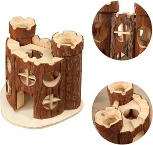 ห้องโดยสารสำหรับหนูแฮมสเตอร์เหมาะสำหรับหนูแฮมสเตอร์แคระหนูเจอร์บิลตัวน้อย (บ้านปราสาท) - Product Image 5