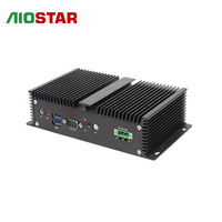 Fan-Less 4K 60HZ Industrial Mini PC with GeminiLake J5005 J4105 N4000 and N4100 CPUs Dual LAN 16G DDR4 6 USB