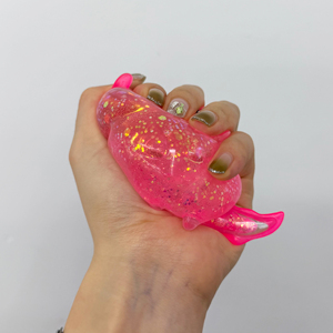Jouet Squishy Axolotl à Paillettes à Remontée Lente, Jouet à Presser Anti-Stress Sensoriel pour Enfants et Adultes – Entrepôt USA - Product Image 6