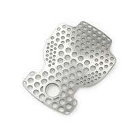 Maille dentaire en titane, plusieurs spécifications : 45x23mm, épaisseur 0.6mm, trous de 2.1mm et 2.4mm, modèles T1, T2, H, 2 pièces, 3 pièces