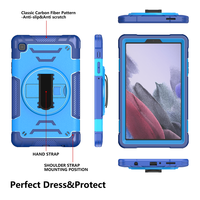 Coque de protection antidérapante pour tablette avec béquille arrière, étui mignon pour Samsung Tab A7 Lite T220 T225, housse antichoc