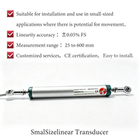 Sensor Potensiometer Linier Presisi Tinggi Seri KPM 4-20mA dengan Perlindungan IP65 dan Rentang Perjalanan 0~225mm
